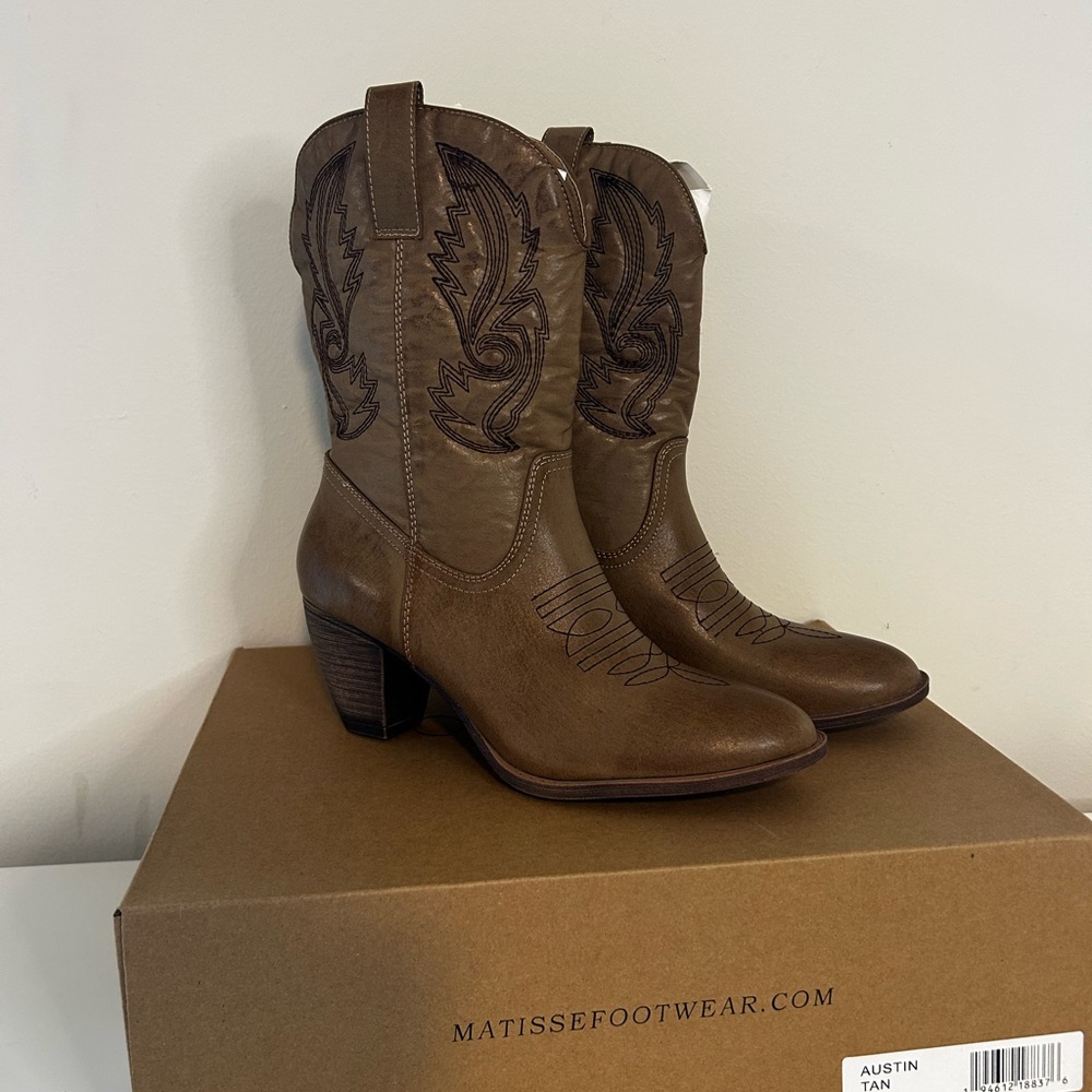Women's Coconuts By Matisse,  Boot AUSTIN-TAN Tan Synthetic